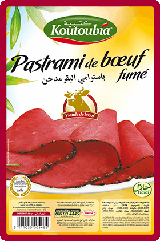 Pastrami de boeuf fumé