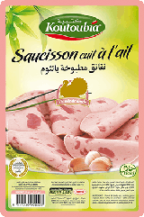 Saucisson cuit à l’ail