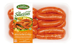 Saucisses barbecue de dinde au fromage